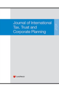 Cover of The Journal of International Tax, Trust and Corporate Planning