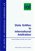 Cover of State Entities in International Arbitration