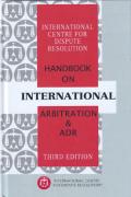 Cover of ICDR Handbook on International Arbitration and ADR