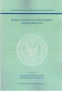 Cover of Resolution of International Water Disputes