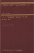 Cover of Government Procurement in the WTO