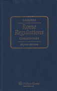 Cover of Rome Regulations: Commentary on the European Rules of the Conflict of Laws