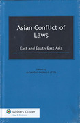 Cover of Asian Conflict of Laws: East and South East Asia