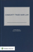 Cover of Community Trade Mark Law