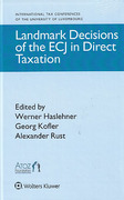 Cover of Landmark Decisions of the ECJ in Direct Taxation