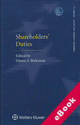 Cover of Shareholders' Duties (eBook)