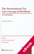 Cover of The International Tax Law Concept of Dividend (eBook)
