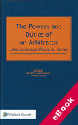 Cover of The Powers and Duties of an Arbitrator: Liber Amicorum Pierre A. Karrer (eBook)