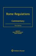 Cover of Rome Regulations: Commentary