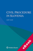 Cover of Civil Procedure in Slovenia (eBook)