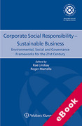 Cover of Corporate Social Responsibility - Sustainable Business: Environmental, Social and Governance Frameworks for the 21st Century (eBook)