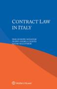 Cover of Contract Law in Italy