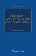 Cover of Corporate Acquisitions and Mergers in Canada
