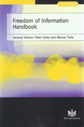 Cover of Freedom of Information Handbook
