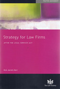 Cover of Strategy for Law Firms: After the Legal Services Act