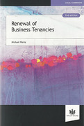 Cover of Renewal of Business Tenancies: A Practical Guide