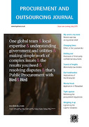Cover of Procurement and Outsourcing Journal