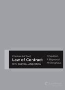 Cover of Cheshire and Fifoot's Law of Contract 10th Australian Edition