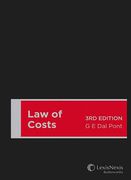 Cover of Law of Costs