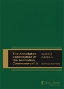 Cover of The Annotated Constitution of the Australian Commonwealth