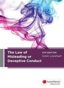 Cover of The Law of Misleading or Deceptive Conduct
