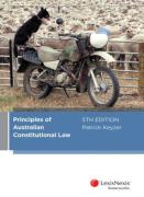 Cover of Principles of Australian Constitutional Law