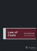 Cover of Law of Costs