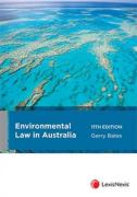 Cover of Environmental Law in Australia