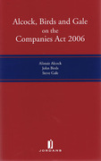 Cover of Alcock, Birds and Gale on the Companies Act 2006