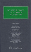 Cover of Borrie &#38; Lowe: Law of Contempt