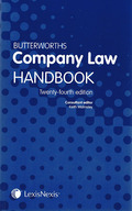 Cover of Butterworths Company Law Handbook 2010
