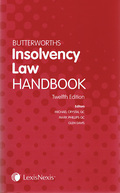 Cover of Butterworths Insolvency Law Handbook 2010
