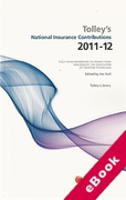 Cover of Tolley's National Insurance Contributions 2011 - 2012 (eBook)