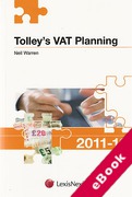 Cover of Tolley's VAT Planning 2011-2012 (eBook)