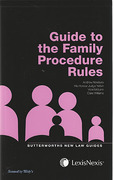 Cover of Guide to the Family Procedure Rules
