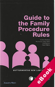 Cover of Guide to the Family Procedure Rules (eBook)