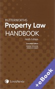 Cover of Butterworths Property Law Handbook (Book & eBook Pack)
