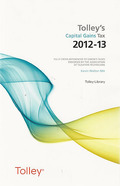 Cover of Tolley's Capital Gains Tax 2012 - 2013