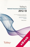 Cover of Tolley's National Insurance Contributions 2012-13 (eBook)