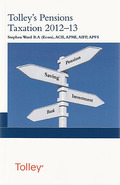 Cover of Tolley's Pensions Taxation 2012-13