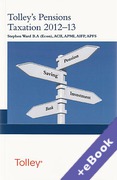 Cover of Tolley's Pensions Taxation 2012-13 (Book & eBook Pack)