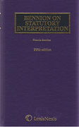 Cover of Bennion on Statutory Interpretation 5th ed with 2nd Supplement