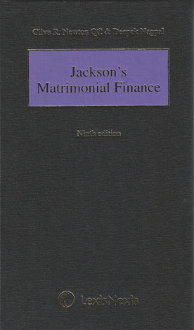 Jackson's Matrimonial Finance and Taxation Clive R. Newton