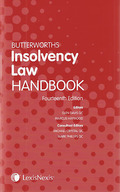 Cover of Butterworths Insolvency Law Handbook 14th ed: 2012