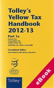 Cover of Tolley's Yellow Tax Handbook 2012-13 (eBook)