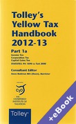 Cover of Tolley's Yellow Tax Handbook 2012-13 (Book & eBook Pack)