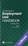 Cover of Butterworths Employment Law Handbook 2012 (Book & eBook Pack)