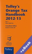 Cover of Tolley's Orange Tax Handbook 2012-13 (Book & eBook Pack)