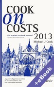 Cover of Cook on Costs 2013 (Book & eBook Pack)