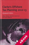 Cover of Clarke's Offshore Tax Planning 2012-13 (eBook)
